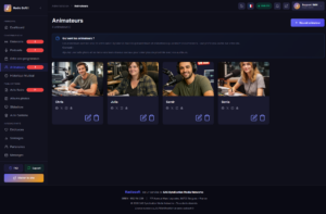 Admin Equipe/Animateurs - Radiostation Pro CMS