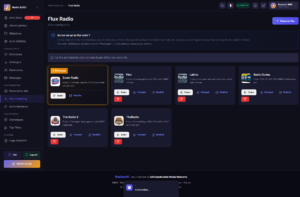 Admin Multi Flux - Radiostation Pro CMS